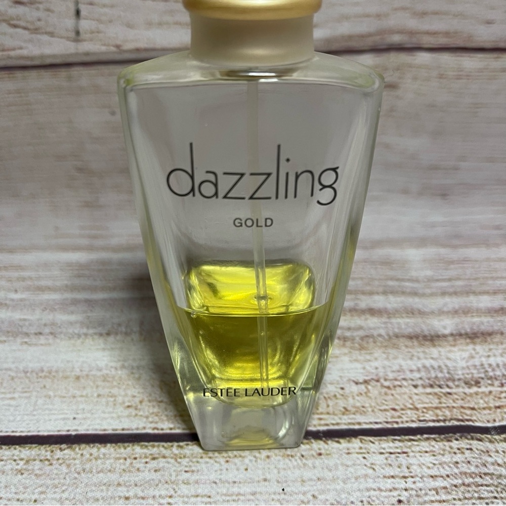 Estee Lauder Dazzling Gold perfume 1.7 oz 1/3 full - Picture 2 of 5